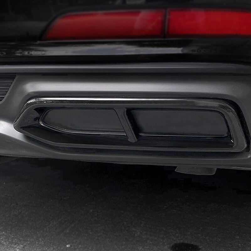 Rvs Auto Staart Keel Pijp Decoratie Frame Trim Styling Voor-A6L Auto Exterieur Accessoires