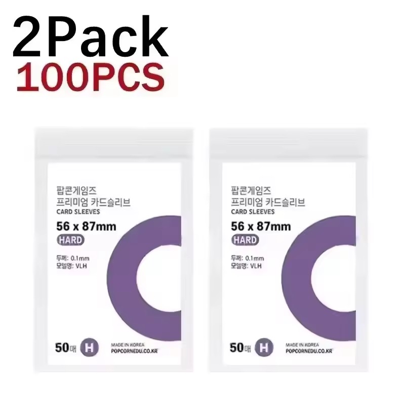 Korea Clear Kpop Photo Card Sleeve Anti-scratch Transparent Protector Bag For Popcorn Diy Game FootBall Korean idol Card Holder: grey