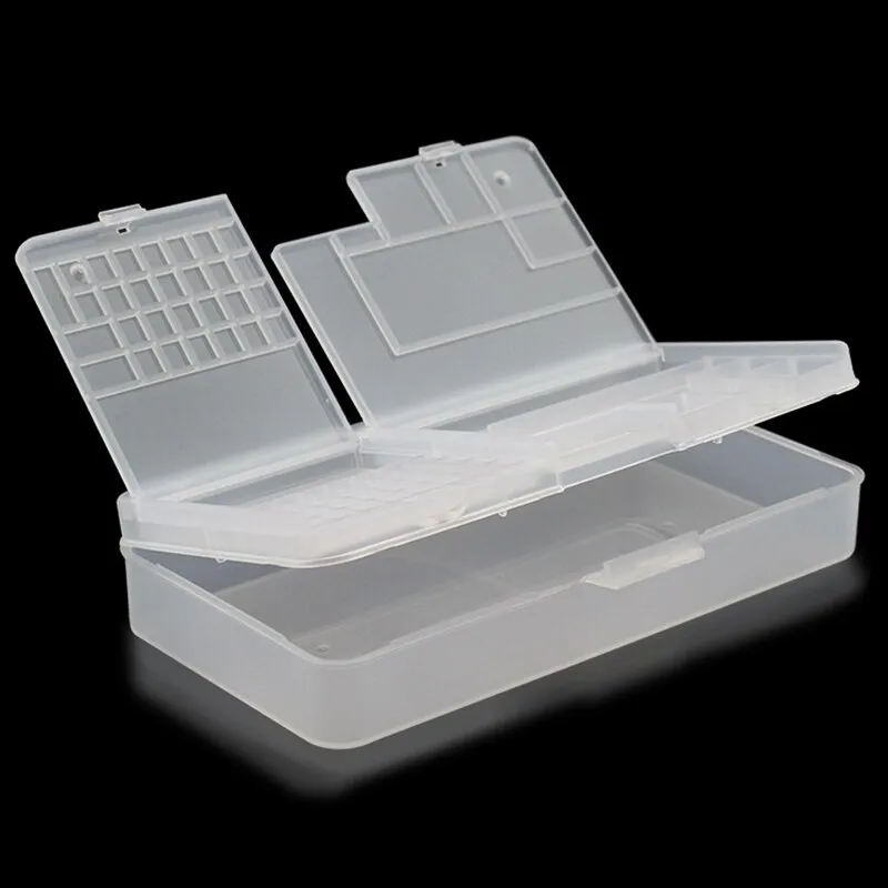 Multifunktionale praktisch-Reparatur-Aufbewahrungsbox für IC-Teile, Smartphone-Öffnungswerkzeuge, Sammler Sonnenschein SS-001A: Grün, lila