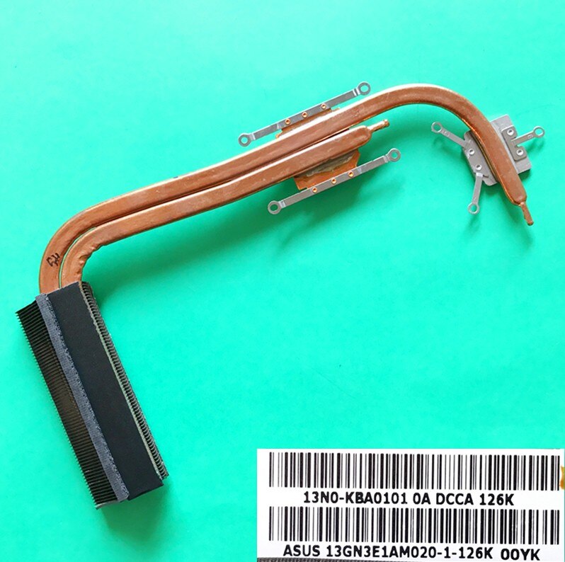 Disipador de calor para ventilador de CPU, módulo de tubo de cobre para Asus K53SD, KSB06105HB-AL10, KSB06105HB-AL10, KSB06105HB, AL10,: only heatsink