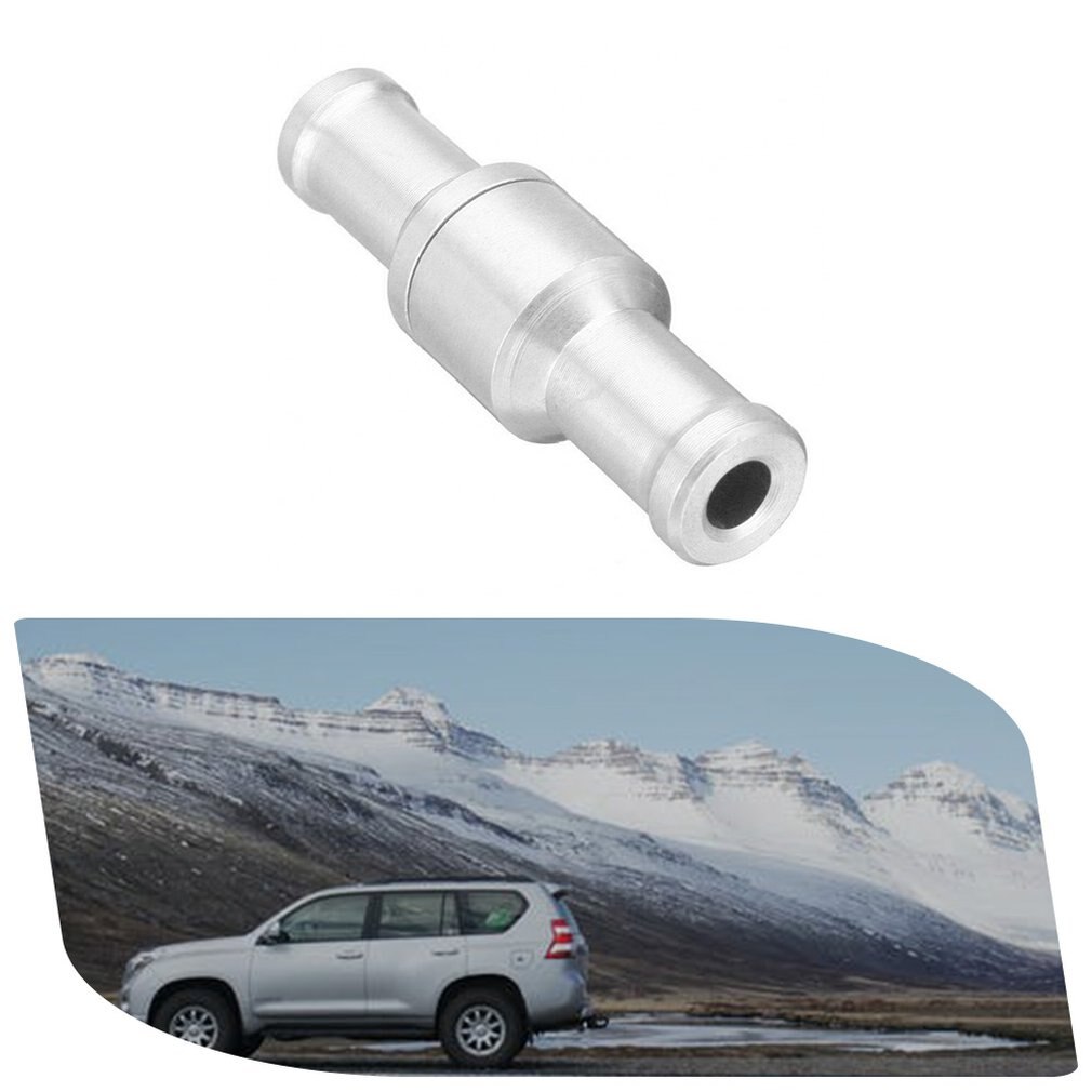 Válvula antirretorno de combustible de aleación de aluminio para coche, válvula de retención de gasolina y diésel, de 10mm, duradera