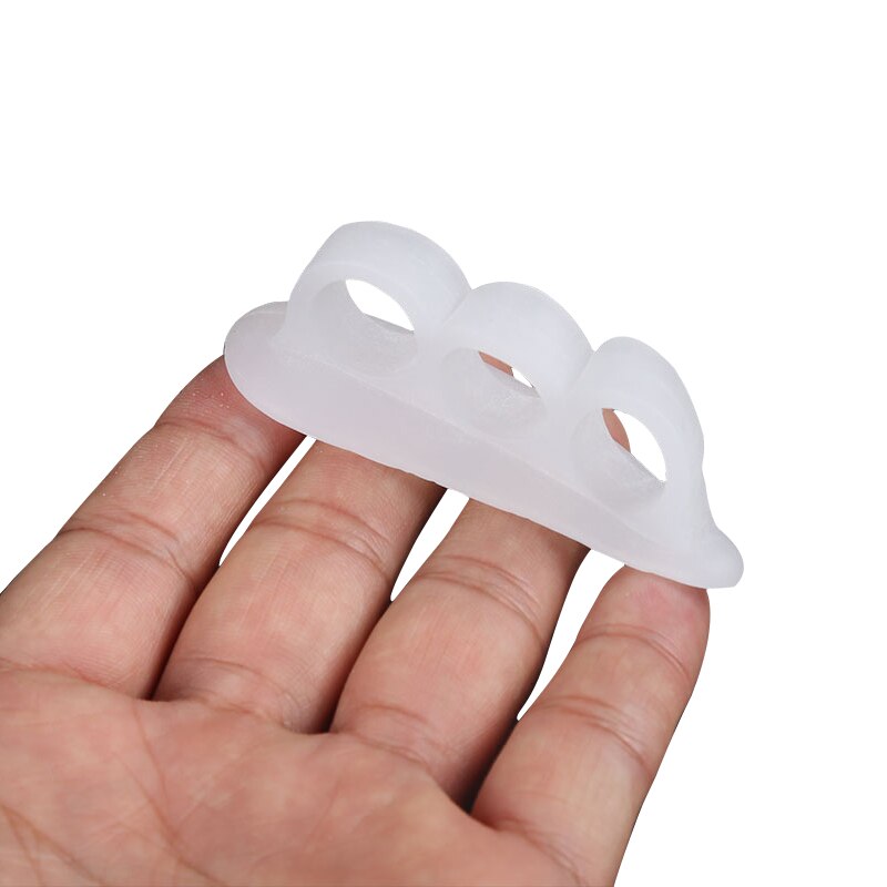 2Pair=4Pcs Gel Toe Separators, Toe Straightener for Men Women, Bunions, Hammer Toe, Overlapping Toe, Claw Toes, Reduce Foot Pain