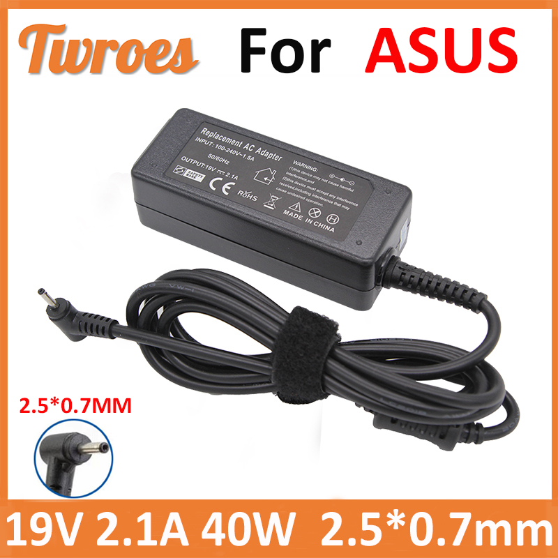 40w 19v 2.5a 2,1*2.5mm Laptop-Lade adapter für asus eee 0,7 px b d ha b e pqd px ha x101ch 1215b