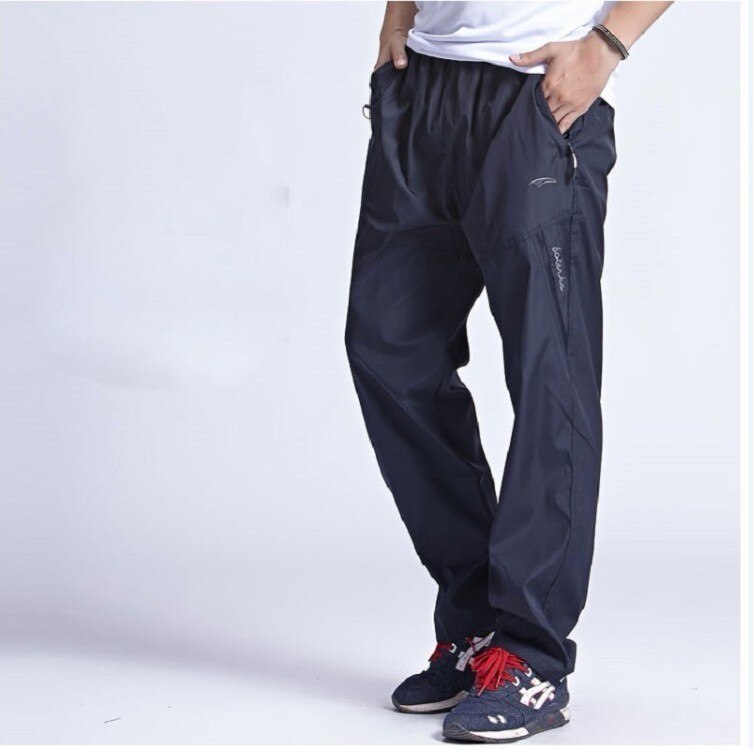 Männer der Winter Super warm Hosen Vlies Dicken Hosen Elastische Taille Samt Jogginghose Reißverschluss Wolle Hosen Außerhalb Jogger für männer: XL / K08 Blau