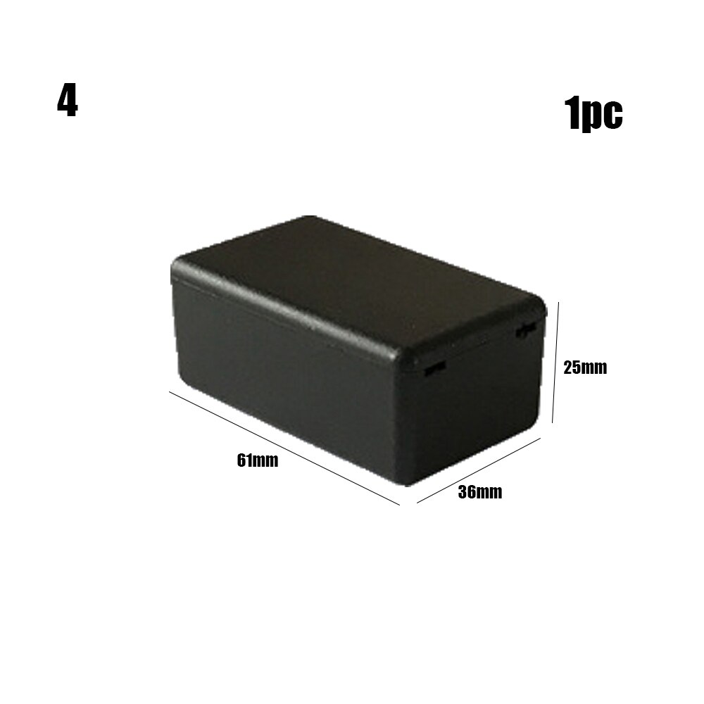 22 Sizes Project Electronic Project Box ABS Plastic Waterproof Cover Instrument Case Enclosure Boxes 8 Sizes: black 61x36x25mm