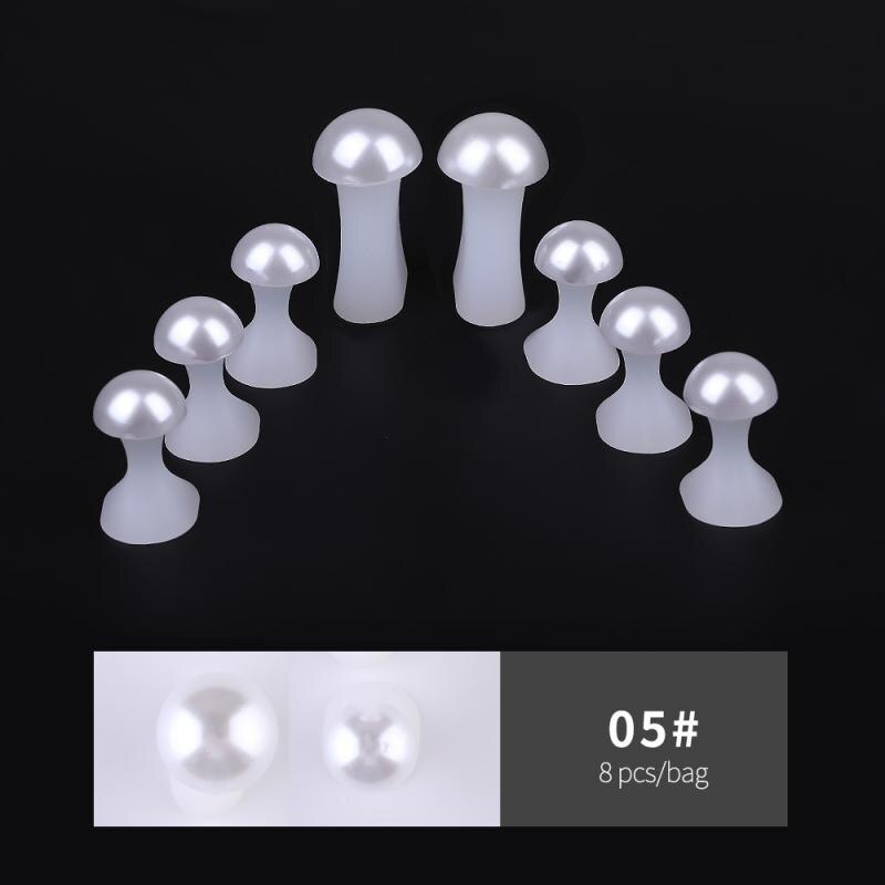 8 Uds de silicona suave Dedo del pie Corrector de atención Flip Protector suave Sub-dedo pulgar del pie de pie, herramientas para el cuidado de: Púrpura