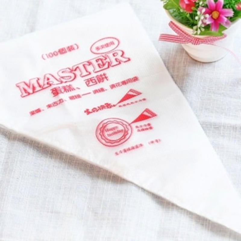 100pcs Disposable Pastry Bags Kitchen Icing Food Preparation DIY Cake Decorating Bags Piping Bags Pastry And Bakery Accessories