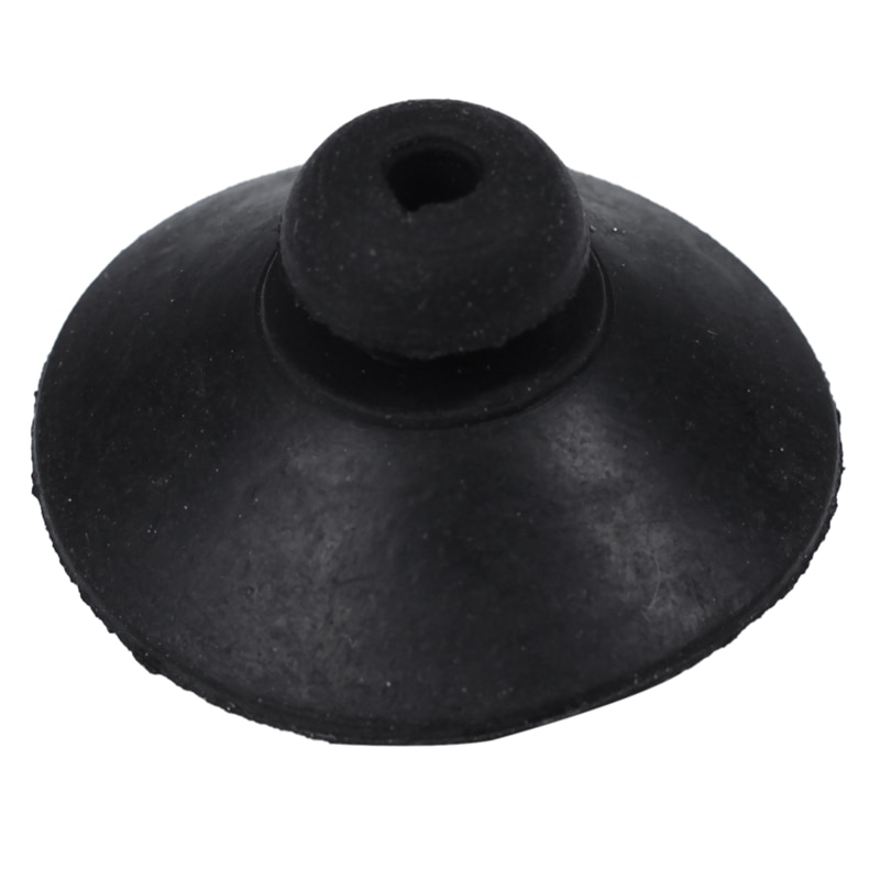 FashionSoft Plastic Aquarium Suction Cup Clip 28mm Diameter 8 Pcs Black