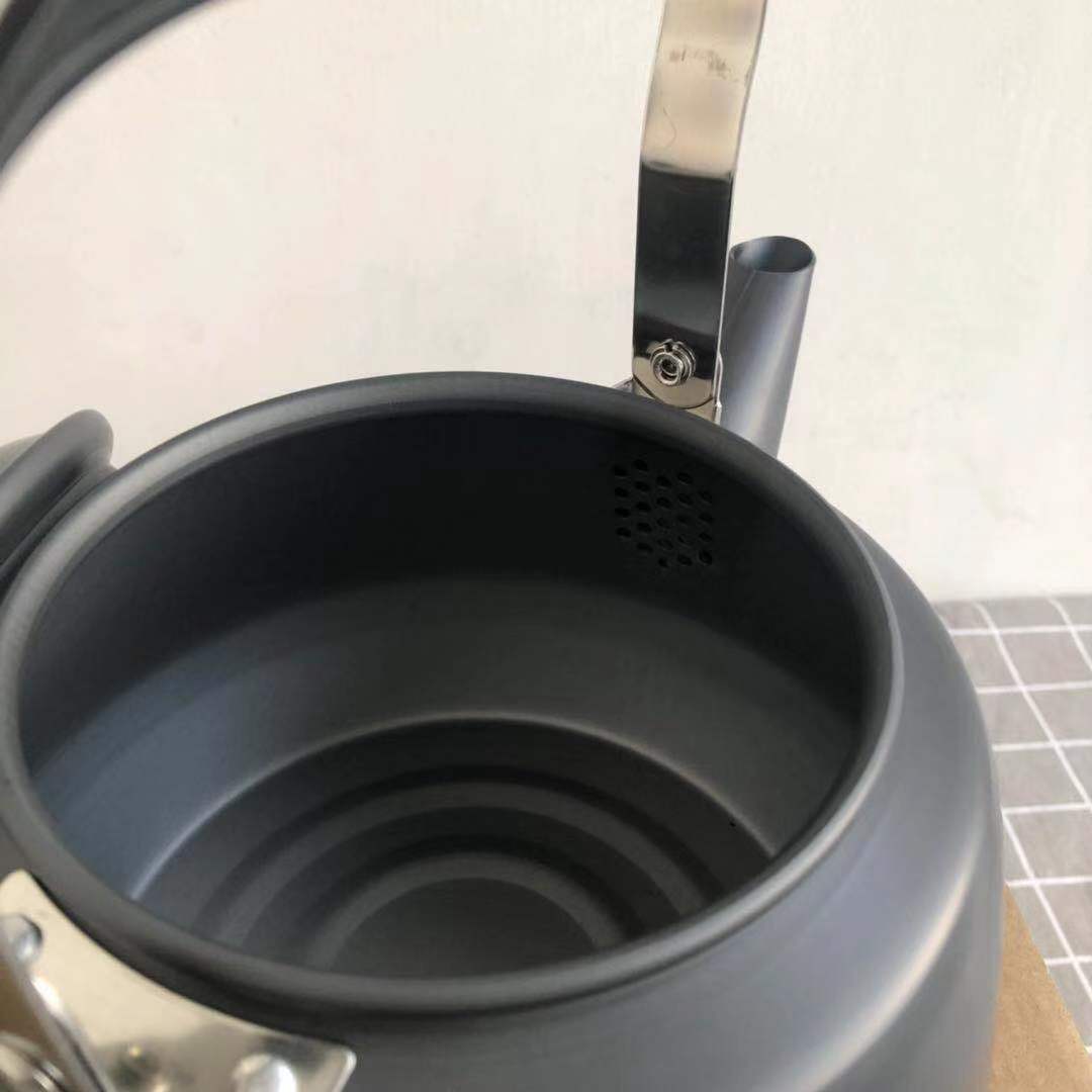 Japanese kettle uncoated hard oxidizing bubble teapot milk aluminum pot stainless handle tea kettle water coffee carafe