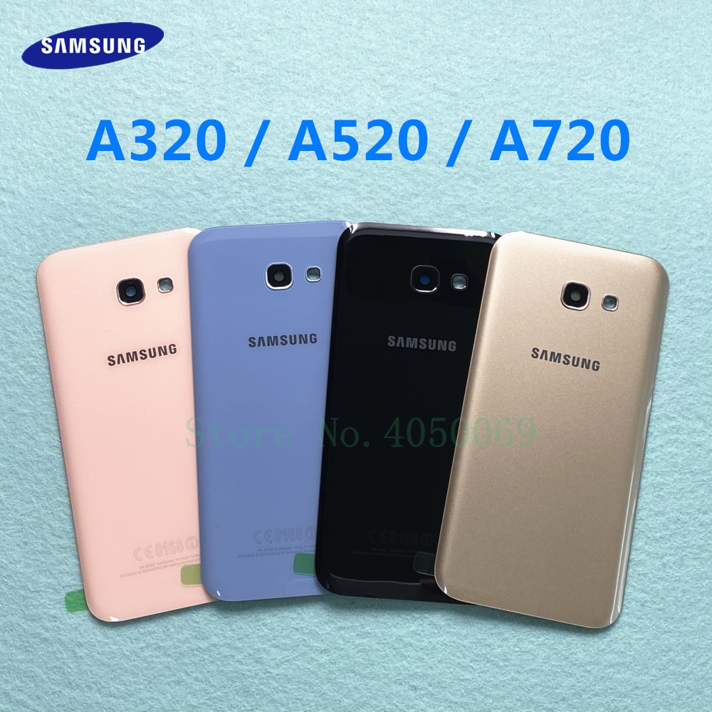 For Samsung Galaxy A5 A520 A7 A720 A3 A320 A320F Rear Cover Back glass Housing Case Battery Door Housing Replacement