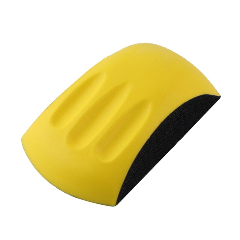 Hand Sanding Block 5'' 6'' PU Hand Grinding Block Abrasive Tool for Hook &amp; Loop Sandpaper Sanding Disc Polishing Pad