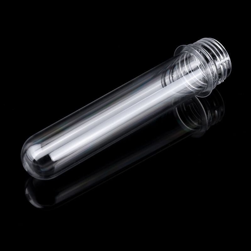 Plastic Test Tubes Clear and Transparent Candy Storage Containers with Screw 40ml 10PCS L4MD