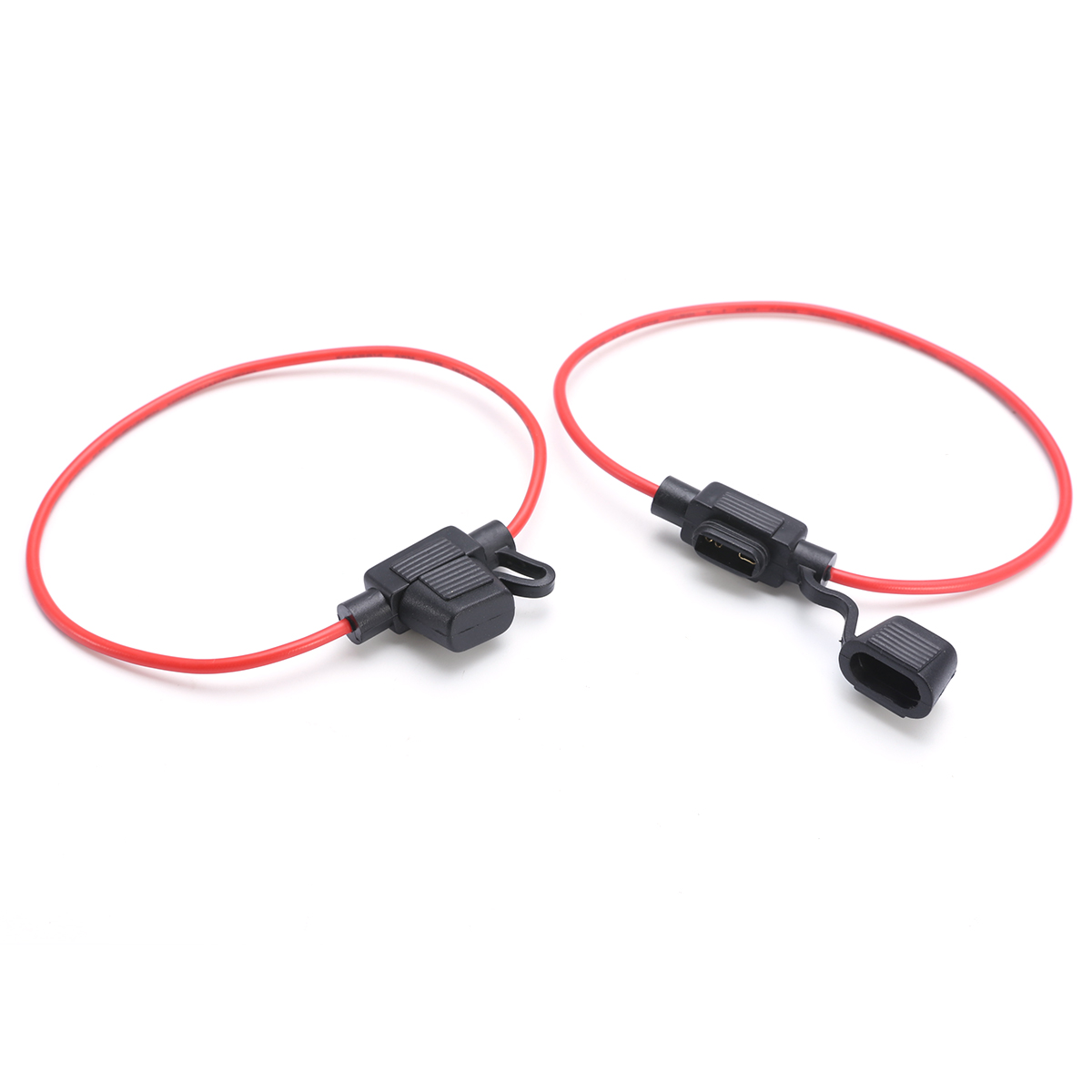 Mini portafusibles de cuchilla para coche, 5 uds., a prueba de salpicaduras, para fusibles de 12V CC 20A, 0,85 metros cuadrados