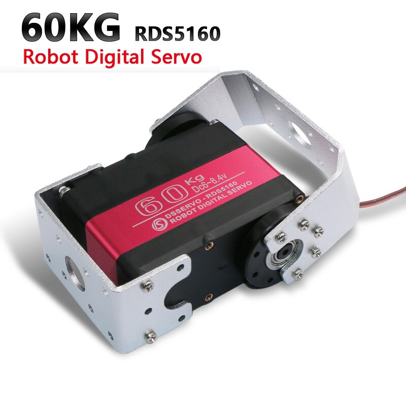 1 pcs servo 60kg high torque servo Robot RDS5160 SSG voor robot DIY digitale servo arduino servo grote servo: Angle 180-1PCS