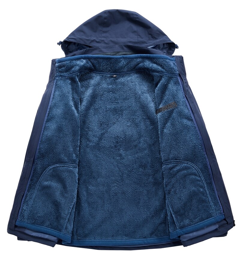 Zoxo softshell vandtæt mænd vinterjakke varm vandrejakke mand skiløb udendørs sport camping jakke 4xl зимняя куртк