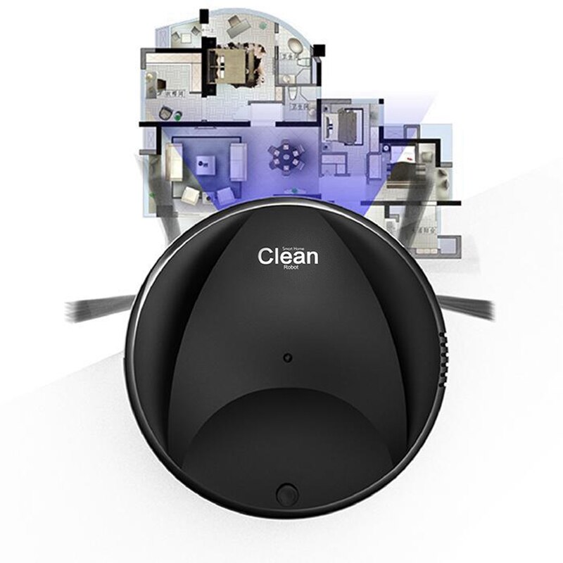 Multifunctional Smart Floor Cleaner,3-In-1 Auto Rechargeable Smart Sweeping Robot Dry Wet Sweeping Vacuum Cleaner