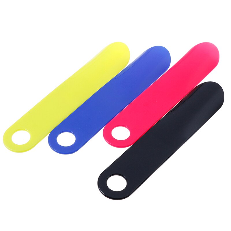 2Pcs 18.5cm Plastic Shoe Horn Spoon Shape Shoe Horns Shoehorn Flexible Shoe Lifter