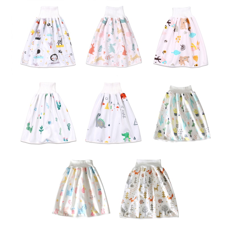 Cloth Diapers skirt Comfy Reusable Baby Diaper Skirt Shorts 2 in 1 Boy's Girl's Training Skirt Children diaper skirt