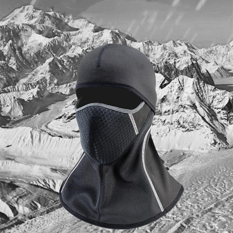 Winter Riding Mask Warm Motorcycle Riding Headgear Outdoor Windproof Ski Mask Cycling Mask Breathable Mask For Face