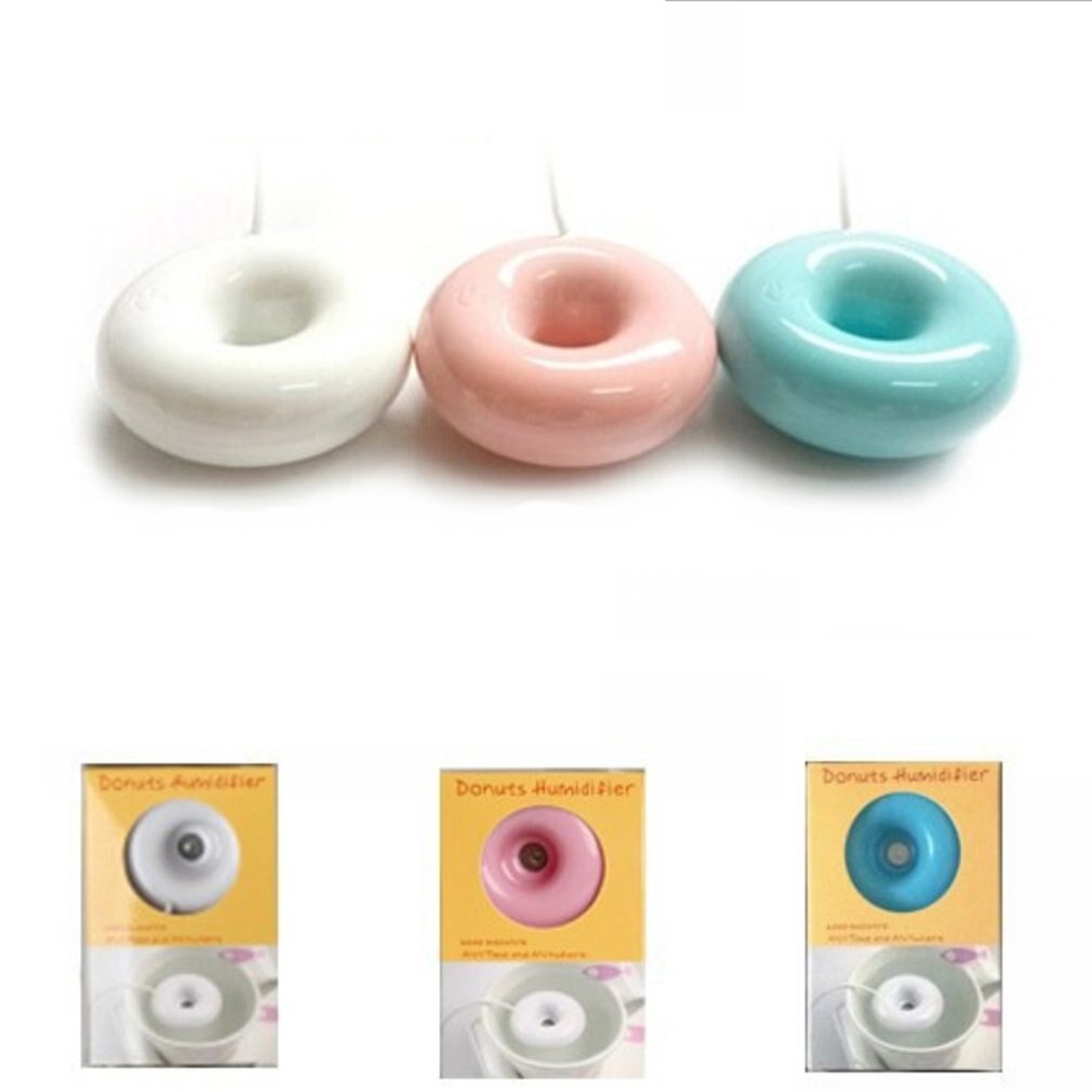 Mini Portable Donuts USB Air Humidifier Purifier USB Aroma Essential Oil Diffuser Mist Maker For Home Atomizer Aromatherapy