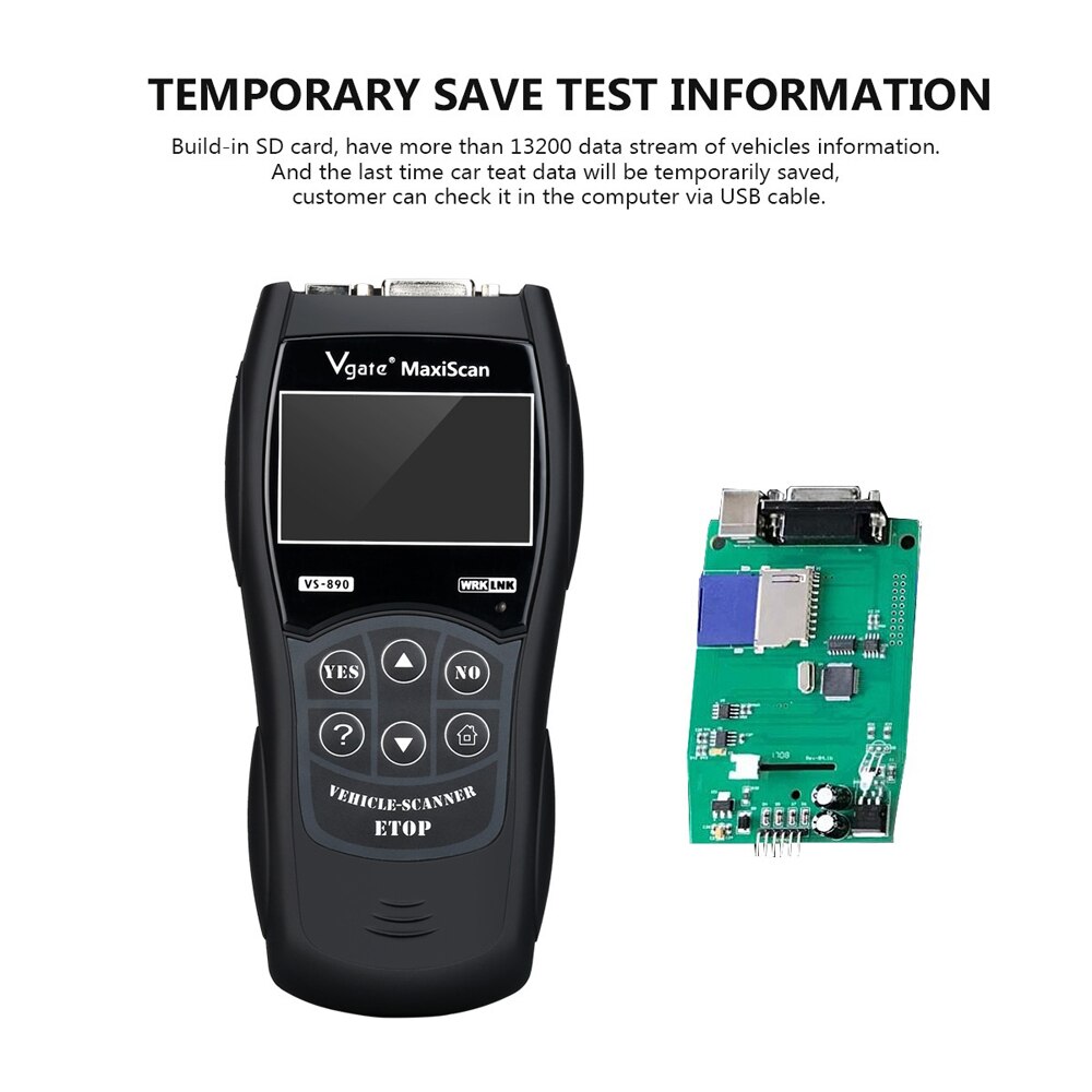 Car Fault Reader Code Auto Scanner Vehicle Diagnostic Tool On Board Diagnostics II CAN Reset Tool Diagnostic Instrument
