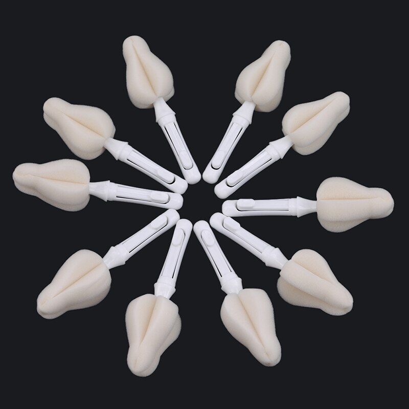 1 Set Baby Hoogwaardige Schone Spons Kind Speciale Fles Borstel Met Handvat Gebruiksvoorwerpen Borstel: 10pcs