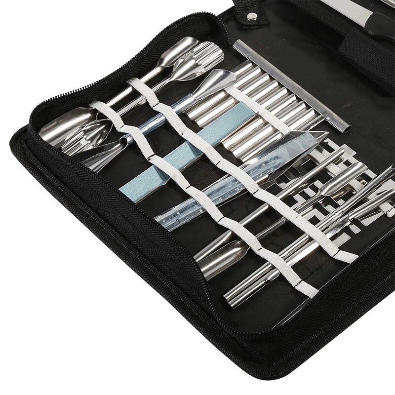 46pcs Culinary Carving Tool Set Fruit Vegetable Food Garnishing Cutting Slicing Garnish Tools Kit