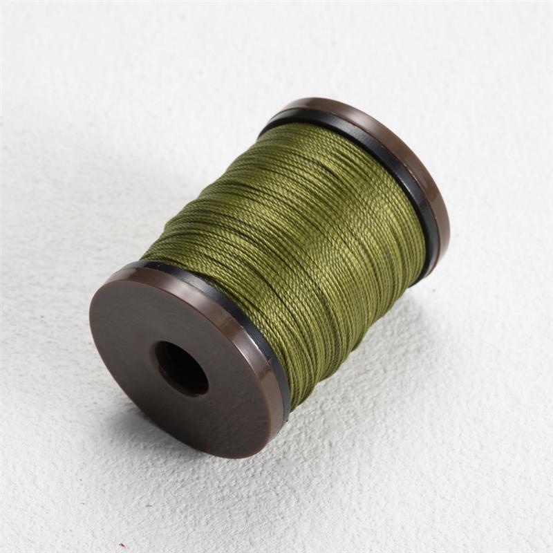 0,6mm runder Wachs faden für Leder handwerk Nähen Polyester gewachste Schnur DIY hand gefertigte geflochtene Strang schnüre Leder nähen: violet