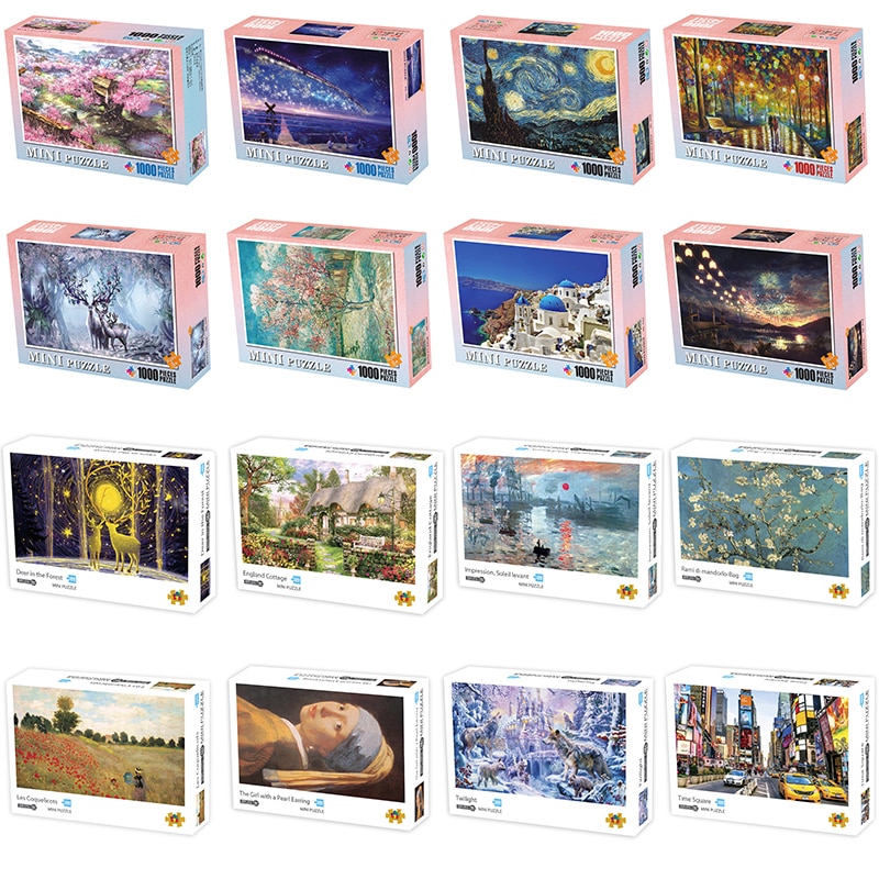 1000 stück Puzzles Landschaft Muster Bilder Puzzles Erwachsene Montage Bild Kinder Home Spiele Pädagogisches Spielzeug