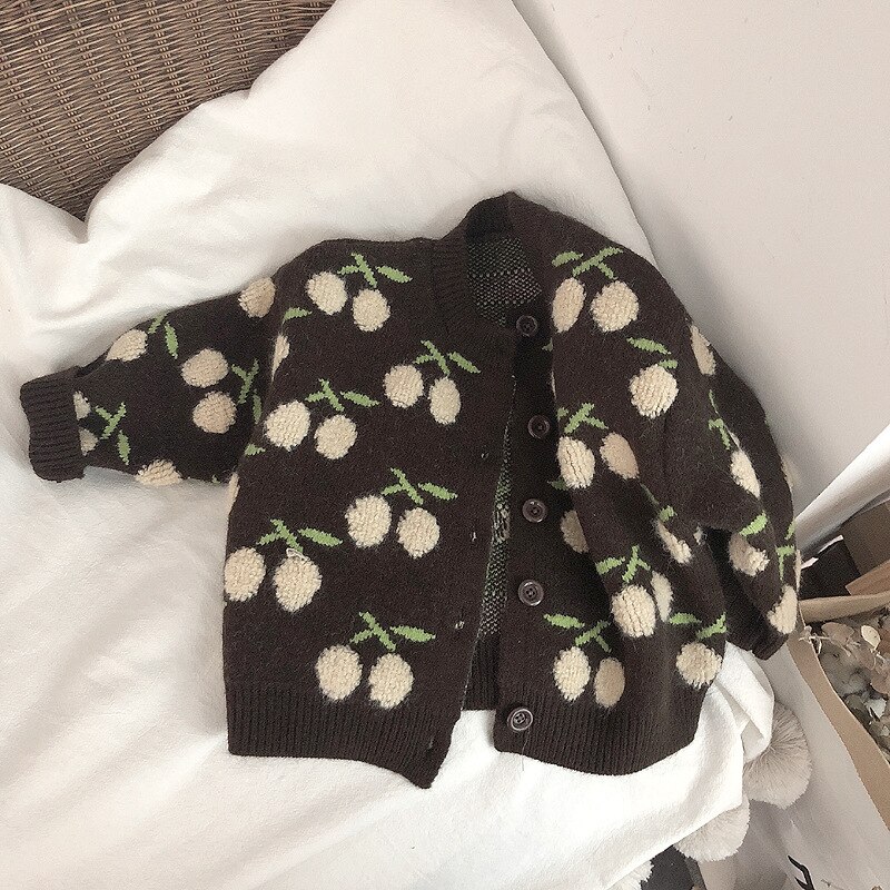 Kinderen Gebreide Trui Voor Meisjes Zachte Dikke Vest Uitloper Peuter Meisje Leuke Tops Kinderen Kleding Herfst Winter Kleding: 90cm