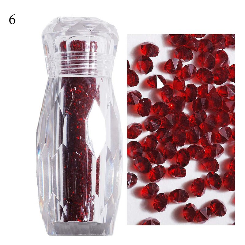 Glass ab krystall spiker kaviar perler neglekunst dekorasjoner gjør-det-selv-edelstener gjør-det-selv skjønnhet bittesmå rhinestones 3d mikro nisse negler dekorasjon: 6