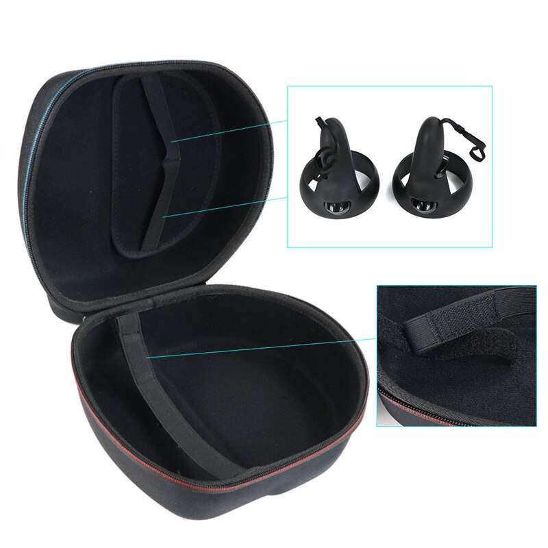 Le plus sac de voyage dur d'eva protègent la couverture de boîte de stockage de couverture étui de transport pour le système et les accessoires de réalité virtuelle d'oculus Quest