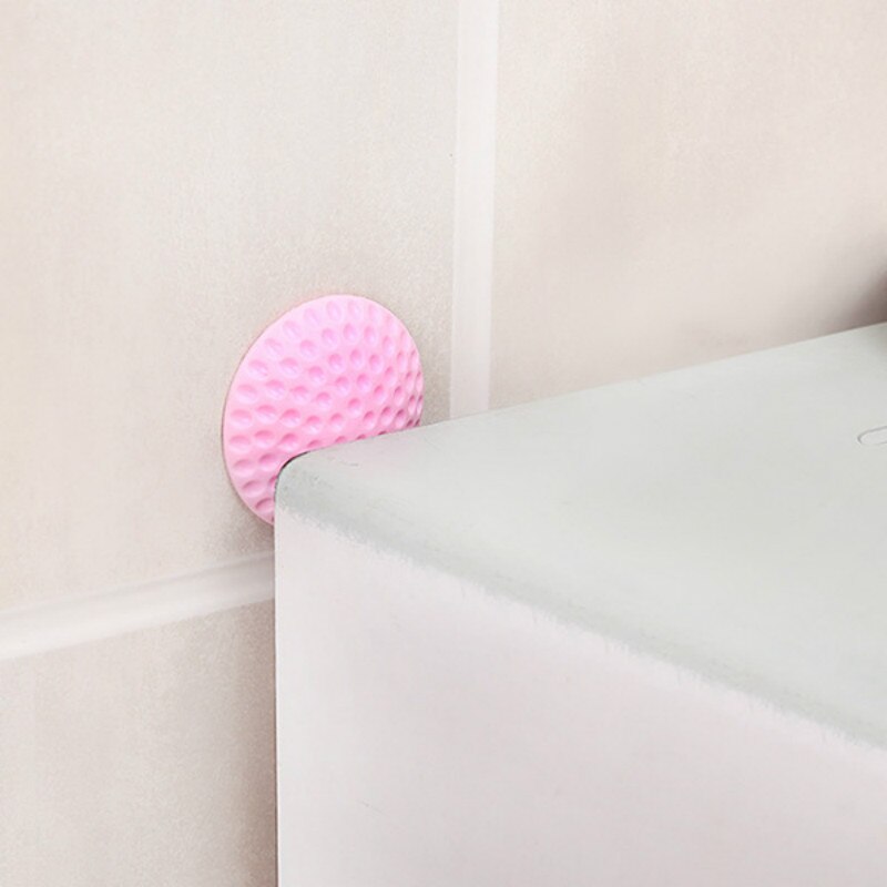 3Pcs/Lot Protection Baby Safety Shock Absorbers Security Card Rubber Door Stoppers Wall Protectors Door Handle Bumpers