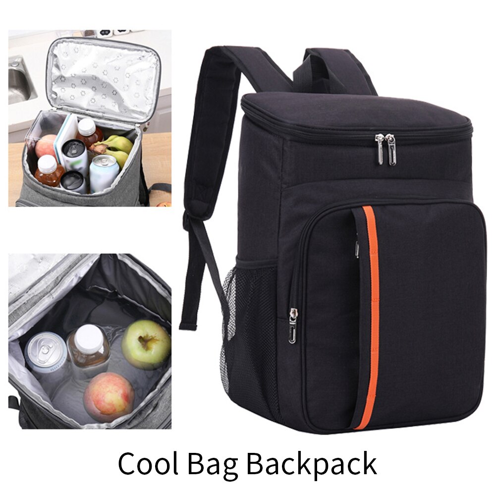 Zaino termico in tessuto Oxford 18L zaino da campeggio per Picnic da spiaggia zaino per uomo borsa per frigorifero all'aperto borsa per conservazione fresca