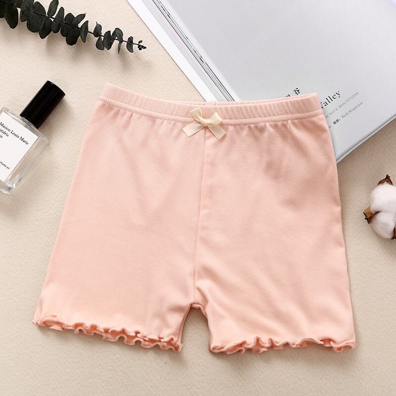 Pantalons courts pour enfants | Nouveaux vêtements pour filles, pantalons de sécurité légers, doux, Modal: Rose / 120cm