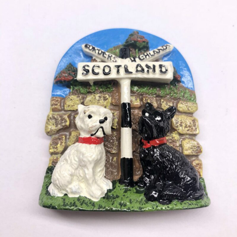 Harpiks kjøleskap klistremerke nessie skottland engelsk bjørn india suvenir magnet stein klistremerke kjøleskap klistremerke: F2