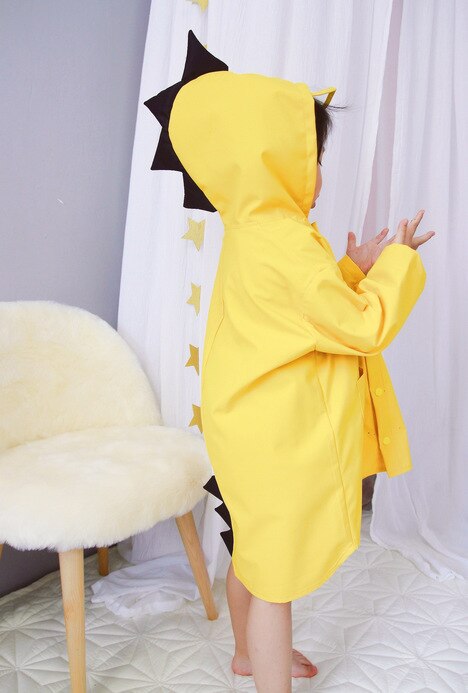 Mode Outdoor Leuke Dinosaurus Polyester Kids Regenjas Waterdichte Kinderen Ondoordringbare Poncho Baby Jongens Meisjes Regen Jas CT053