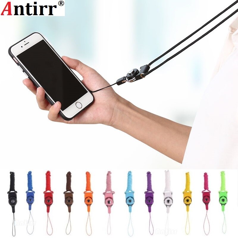 Cell Phone Neck Chain Straps Camera Sling rotatable Mobile Keychain Hang Rope Lariat decorative ribbon For iPhone Xiaomi Huawei