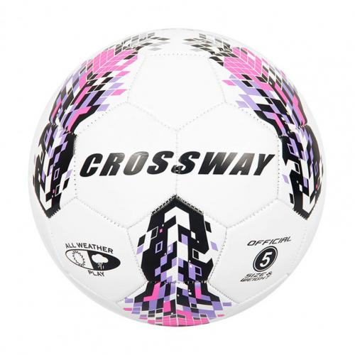 Kreuzung FußBall Hohe Elastizität Tragen-Beständig PVC Standard Größe 5 FußBall Regelmäßige Wettbewerb FußBall Ball für FußBall Spiel: Rosa