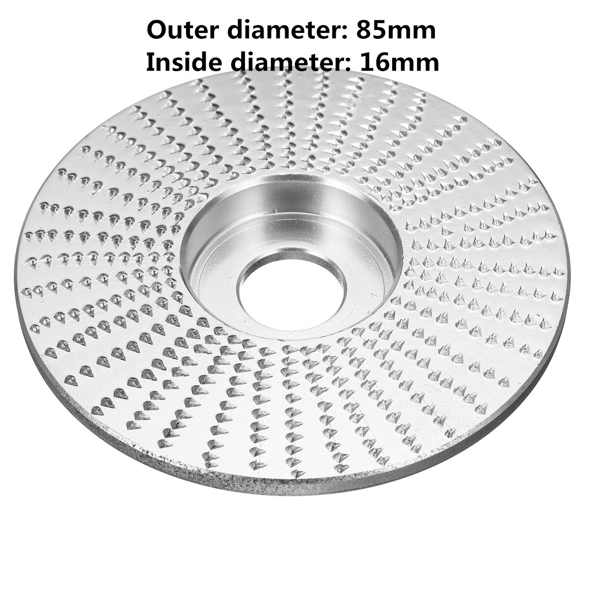 Wood Grinding Wheel angle grinder disc wood carving disc Sanding Abrasive tool 5/8inch Bore: J