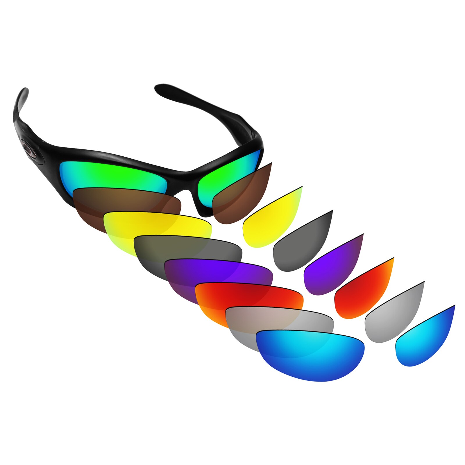 ToughAsNails Gepolariseerde Vervanging Lenzen voor Oakley Monster Dog Frame-Rassen