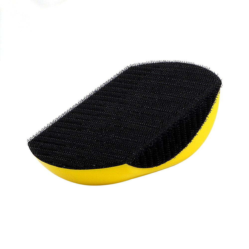 Muis Vormige Backing Pad Hand Slijpen Blok Automotive Refinish Polish Plaat Auto Polijstmachine Auto Care Voor Schuurschijf