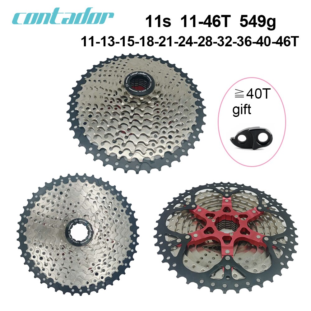 Contador bicycle cassette 8 9 10 11 12velocità MTB flywheel 11-40T/11-42T/11-46T/11-50T/11-52: 11S 11-46T