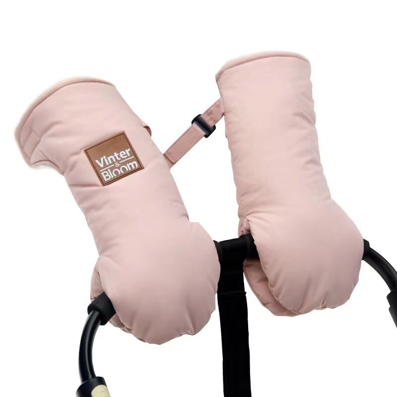 Housse polaire en fourrure chaude pour poussette, protège-mains pour landau, accessoires de landau
