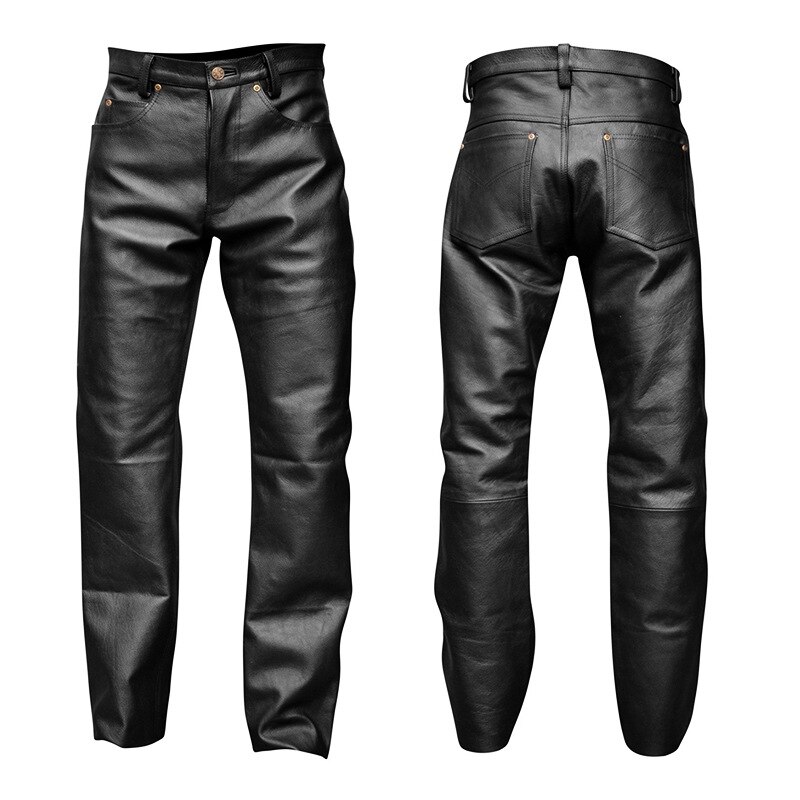 Zomer Heren Business Slim Fit Stretchy Zwarte Faux Lederen Broek Mannelijke Elastische Strakke Broek Pu Leer Shiny Potlood Broek: L