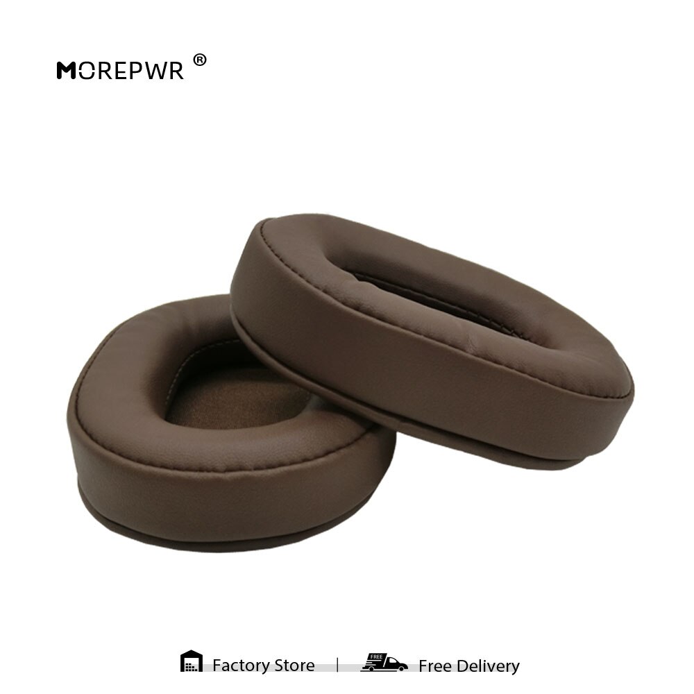 Upgrade Replacement Ear Pads for Mpow H7 Headset Parts Leather Cushion Velvet Earmuff Earphone Sleeve: Brown
