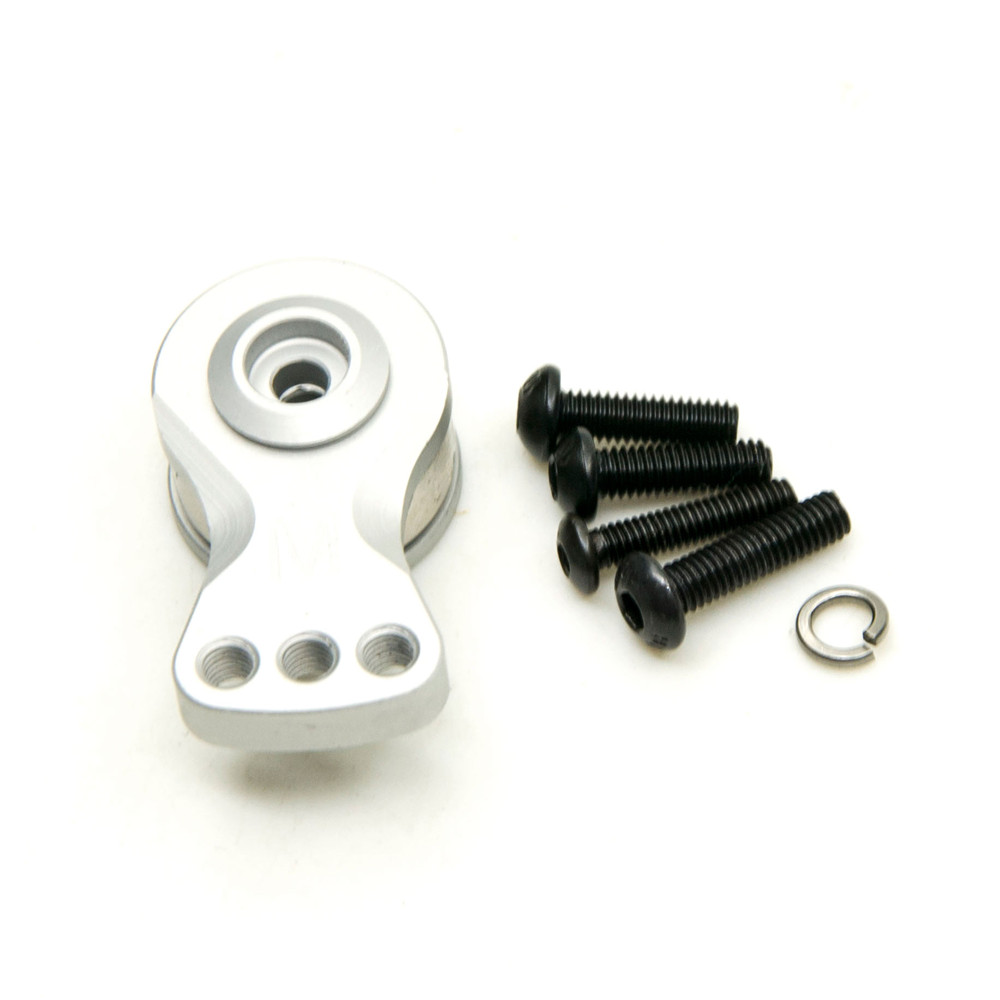 AXSPEED sección ajustable fuerza Servo protección 25T dientes medio Servo brazo bocina para 1/8 1/10 Control remoto coche barco: Morado