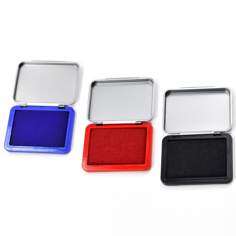 1 pcs Brand square box Calligraphy Red Ink Paste Chinese Yinni Pad 40g Red blue black ink paste