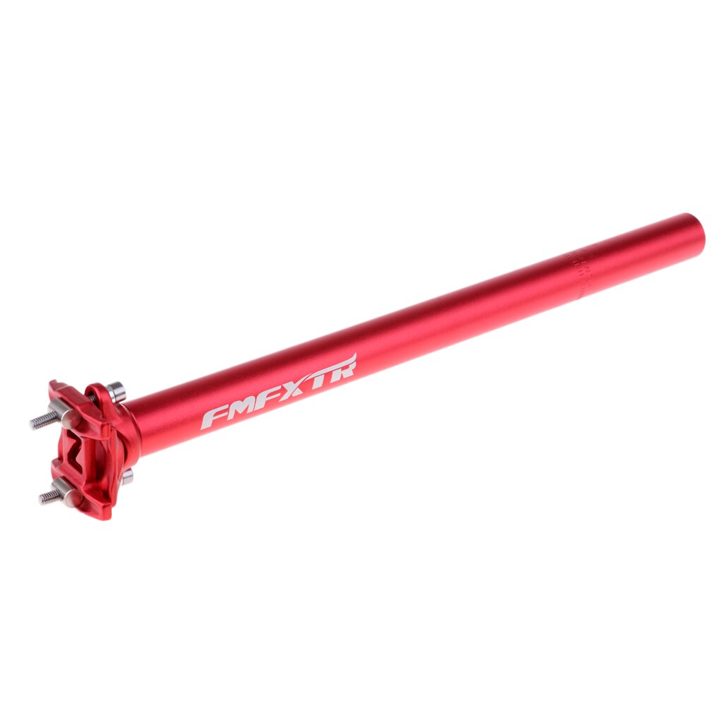 Lightweight Bike Seatpost Aluminum Alloy Dropper Post Bicycle Seat Tube: Red 27.2x400mm