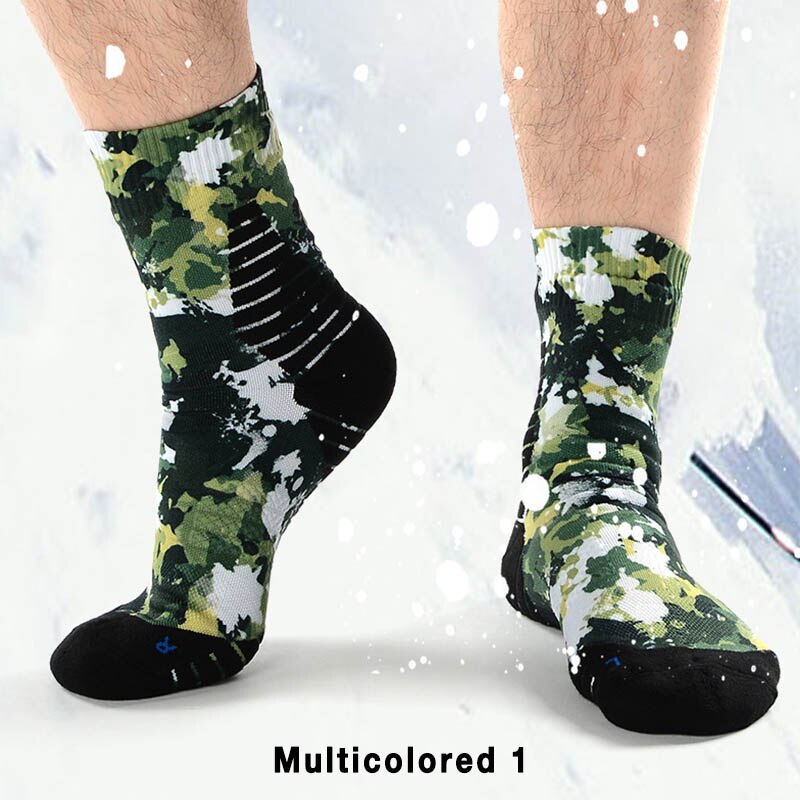 FINDCOOL Hiking Socks Waterproof Socks Men and Women Outdoor Climbing Skiing Cycling Socks Breathable and Warm: Multicolored 1 / EUR 47-49